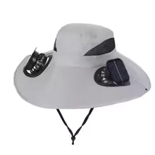 Zephyr Solar Fan Hat