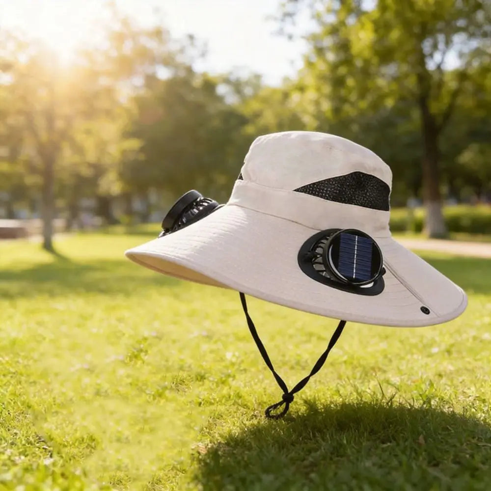 Zephyr Solar Fan Hat